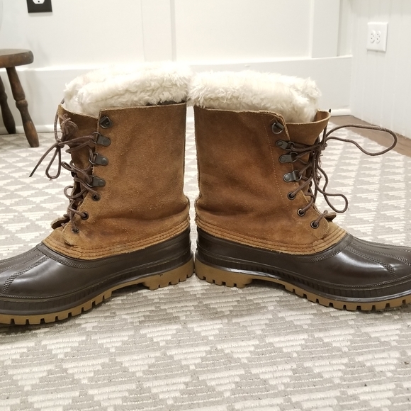 Vtg Sorel Kaufman Wool Lined Snow Boots USA Made 8 main image 14